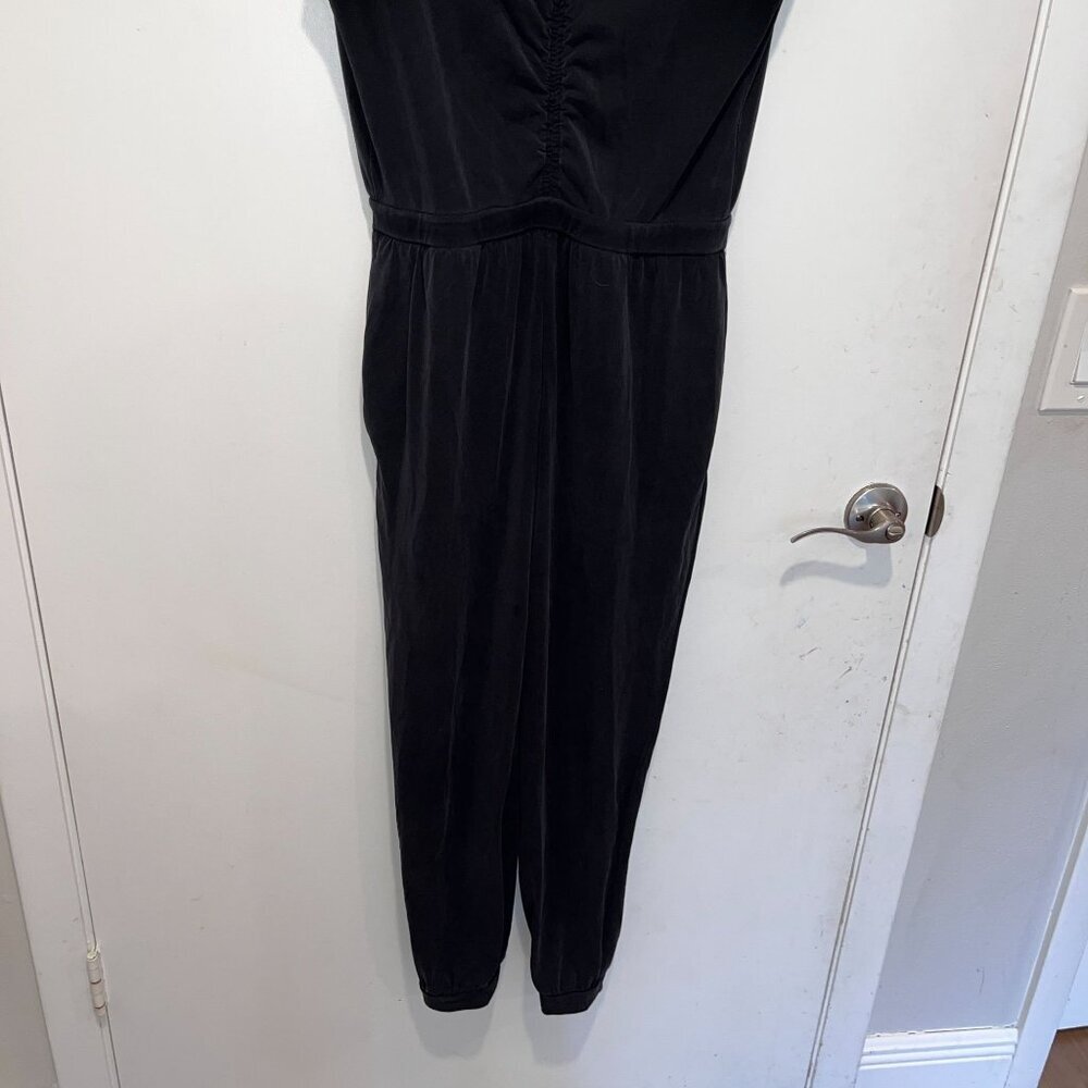 Express Black V-Neck Ruched Front Elastic Waistba… - image 3